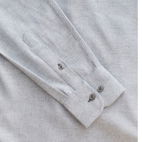 UNTUCKit Flannel Sherwood Shirt in Gray Long Sleeve Button Down Collared Shirt - Picture 5 of 15